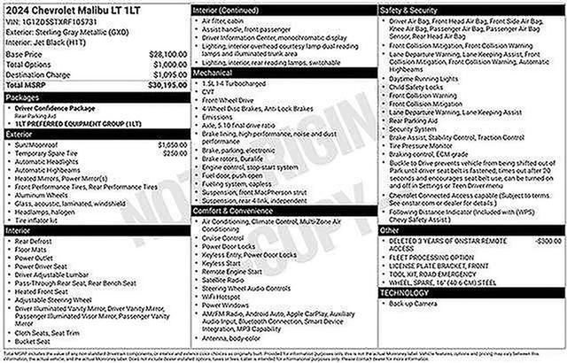 Used 2024 Chevrolet Malibu LT image 34