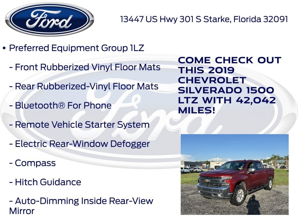 Used 2019 Chevrolet Silverado 1500 LTZ w/ LTZ Plus Package AWD/4WD image 21