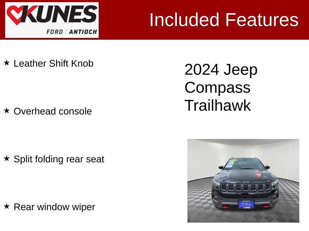 Used 2024 Jeep Compass Trailhawk AWD/4WD image 4