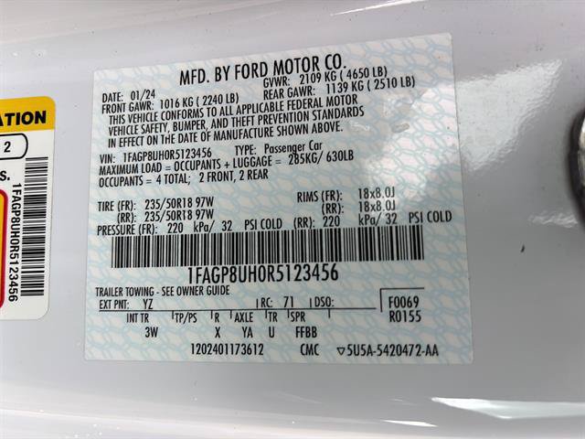 Certified 2024 Ford Mustang Premium RWD image 18