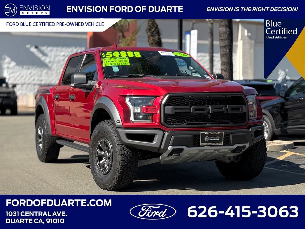 Certified 2020 Ford F150 Raptor w/ Equipment Group 801A Mid
