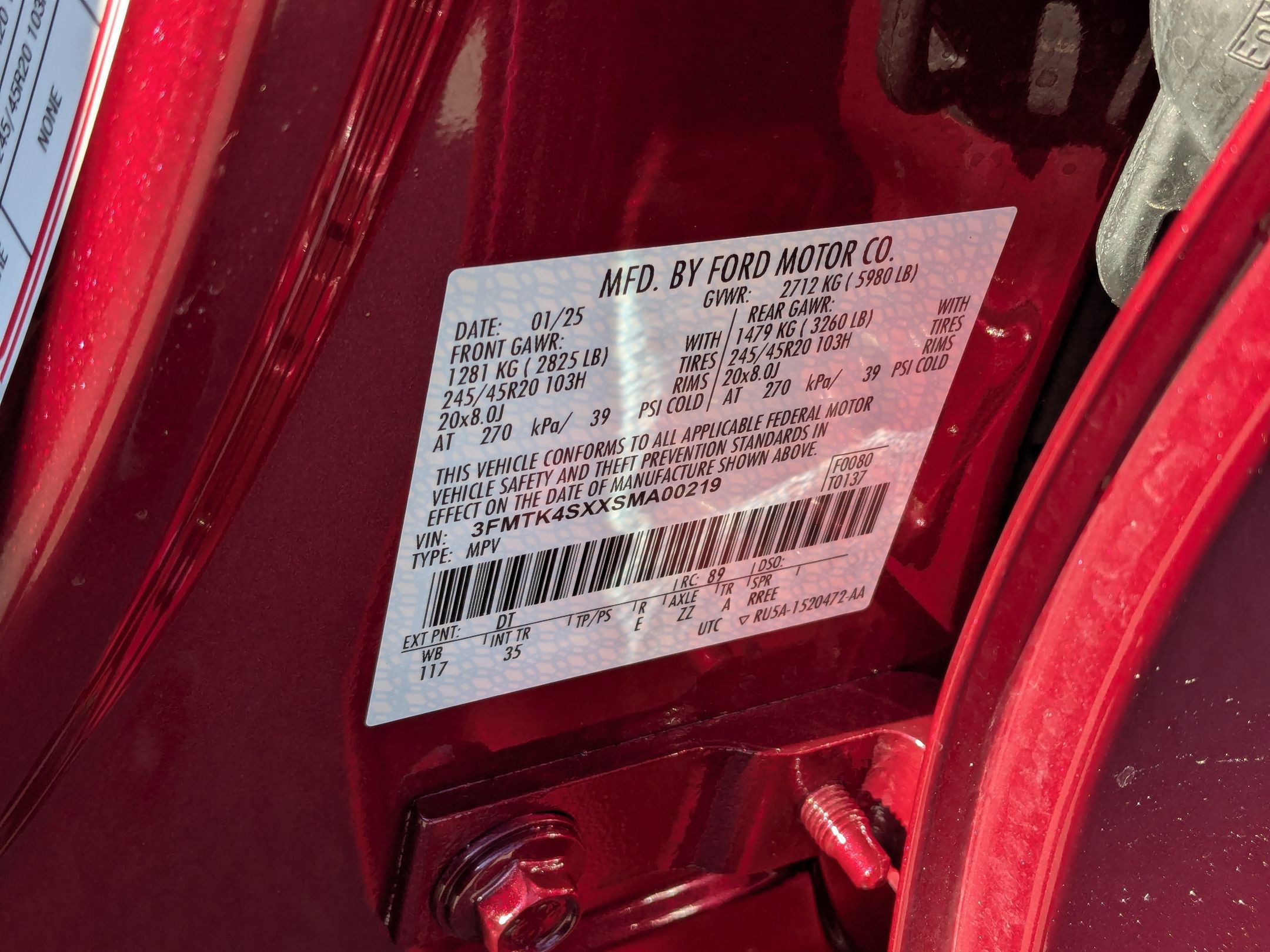 Certified 2025 Ford Mustang Mach-E GT image 43