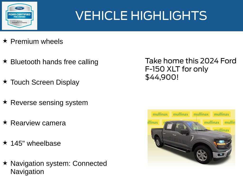 Certified 2024 Ford F150 XLT w/ Mobile Office Package image 22