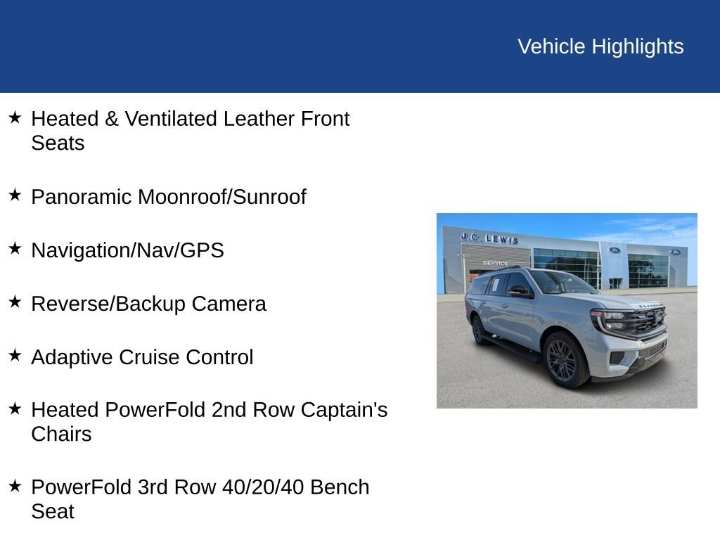 Certified 2025 Ford Expedition Max Platinum w/ Stealth Performance Package AWD/4WD image 37