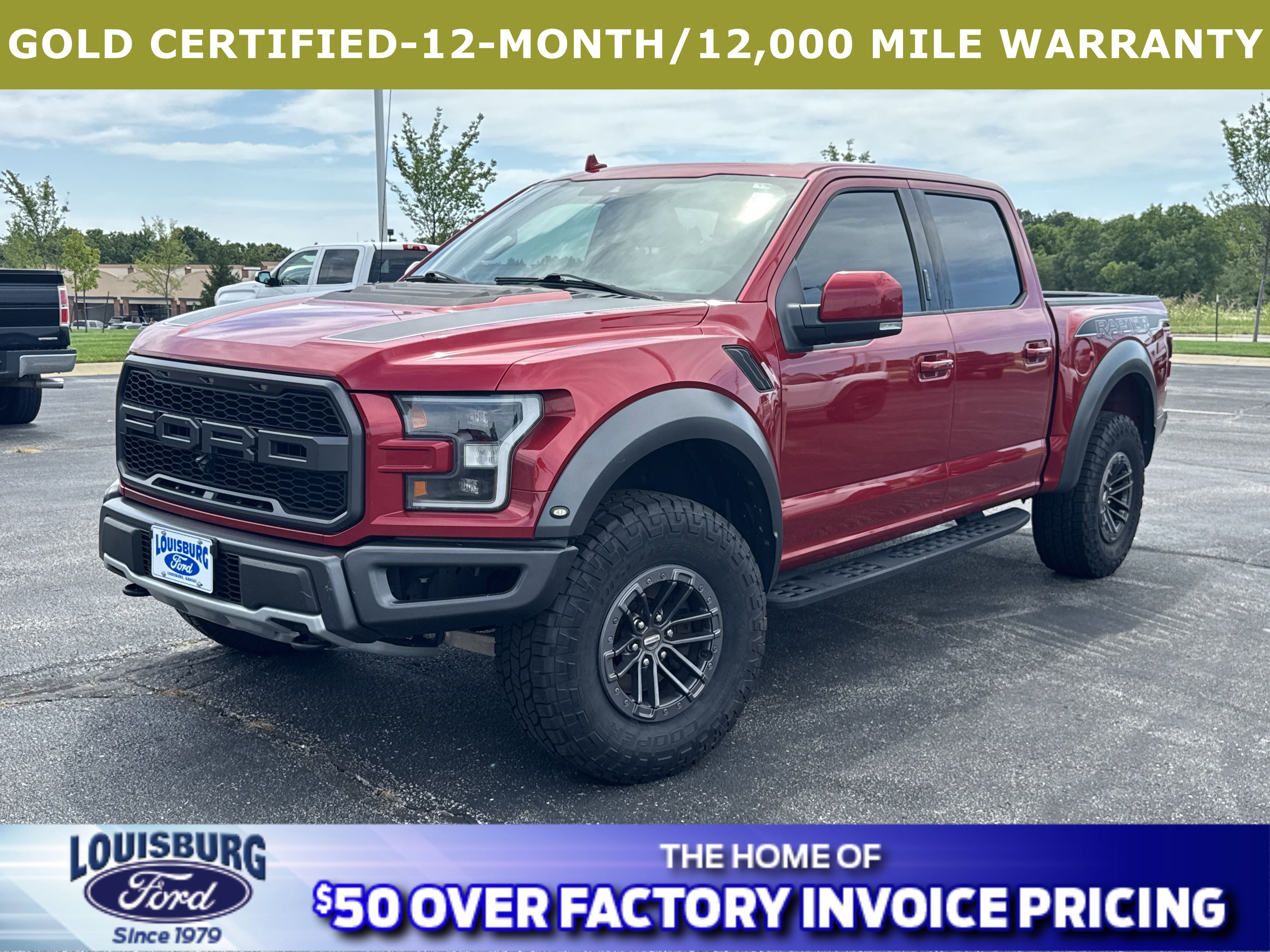 Certified 2020 Ford F150 Raptor w/ Equipment Group 802A Luxury
