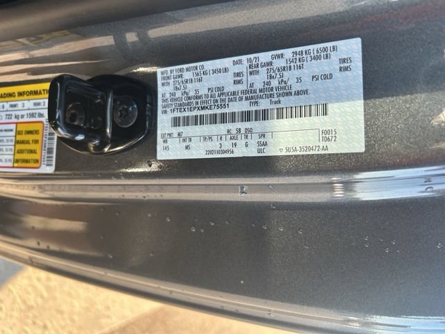 Certified 2021 Ford F150 XLT w/ Equipment Group 302A High AWD/4WD image 25