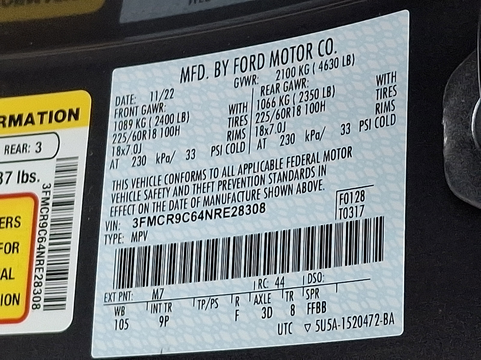 Certified 2022 Ford Bronco Sport Outer Banks w/ Tech Package image 25