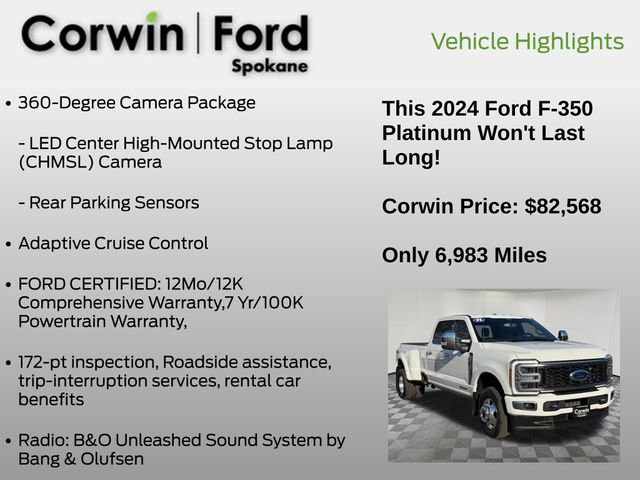 Certified 2024 Ford F350 Platinum image 13
