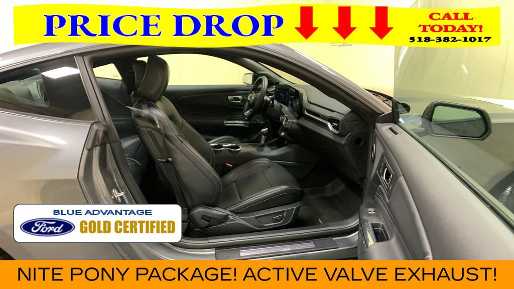 Certified 2025 Ford Mustang GT Premium w/ Mustang Nite Pony Package RWD image 12