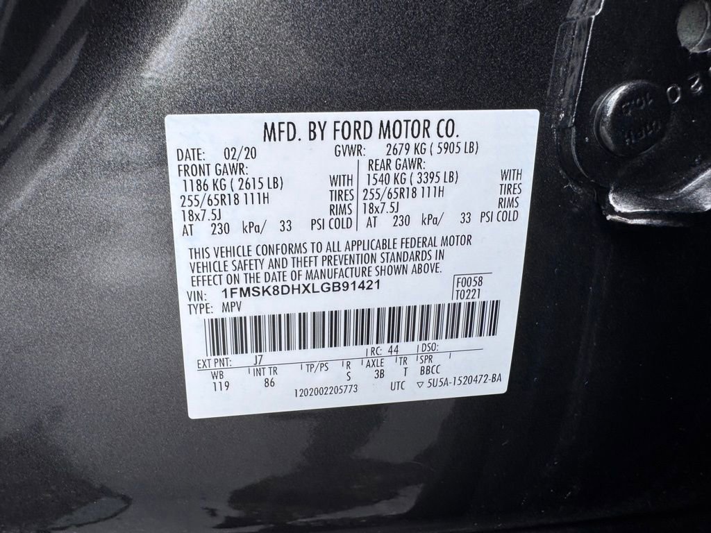 Certified 2020 Ford Explorer XLT AWD/4WD image 45