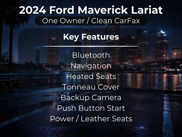 Certified 2024 Ford Maverick Lariat w/ Black Appearance Package image 14
