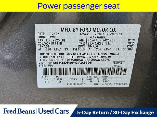 Certified 2023 Ford Explorer XLT w/ Equipment Group 202A image 38