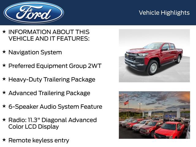 Used 2025 Chevrolet Colorado W/T w/ Advanced Trailering Package RWD image 5