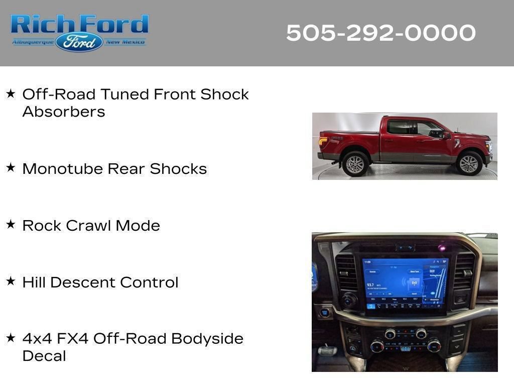 Certified 2025 Ford F150 King Ranch w/ FX4 Off-Road Package AWD/4WD image 64