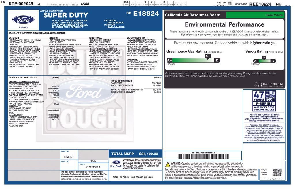 Certified 2024 Ford F250 Lariat w/ Lariat Ultimate Package image 10