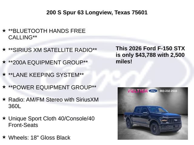 Certified 2026 Ford F150 STX AWD/4WD image 15