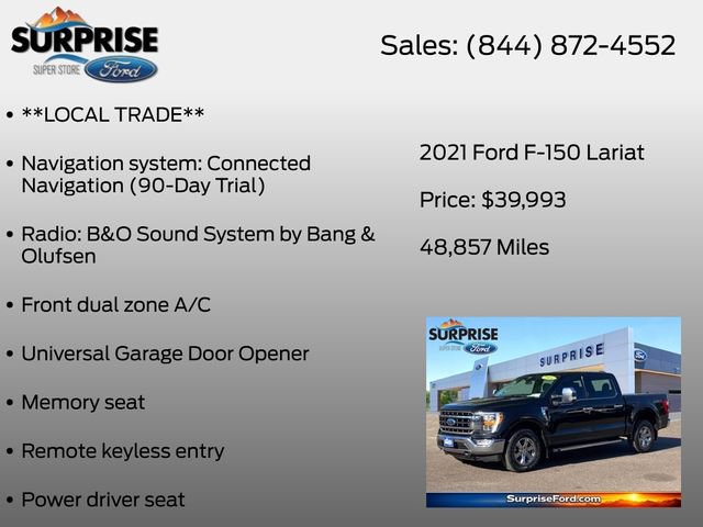 Certified 2021 Ford F150 Lariat AWD/4WD image 20