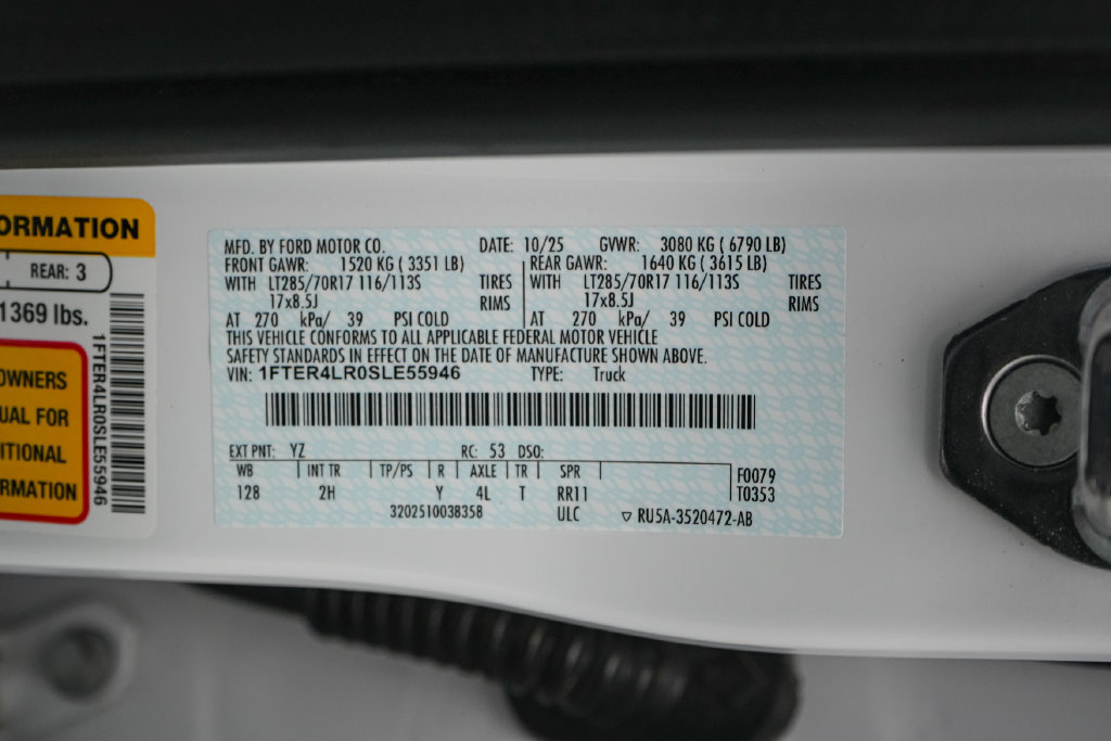 Certified 2025 Ford Ranger Raptor AWD/4WD image 48