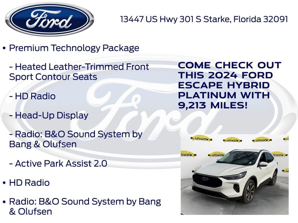 Certified 2024 Ford Escape Platinum w/ Premium Technology Package image 23