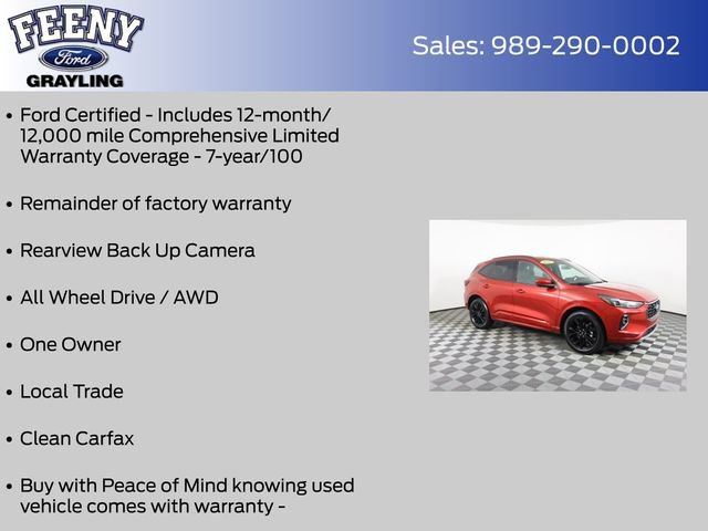 Certified 2023 Ford Escape ST-Line Elite AWD/4WD image 4