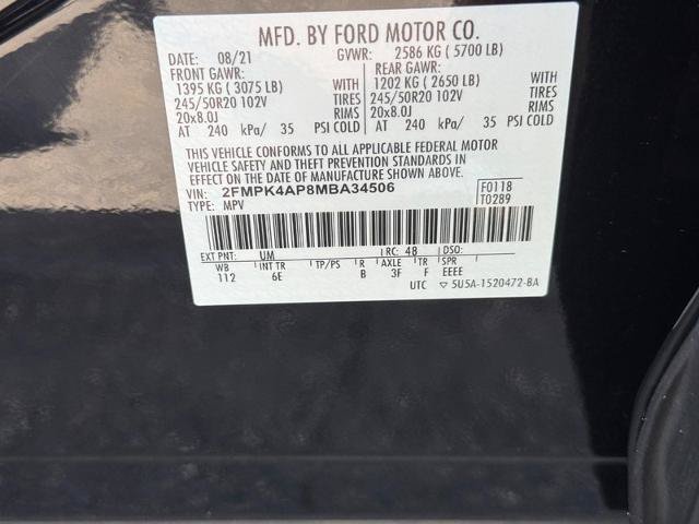 Certified 2021 Ford Edge ST AWD/4WD image 20
