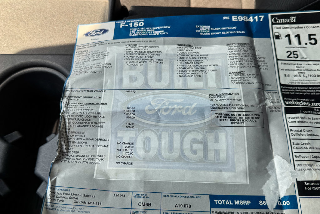 Certified 2023 Ford F150 XL w/ XL STX Apperance Package AWD/4WD image 30