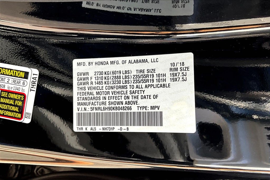 Used 2019 Honda Odyssey Elite image 21