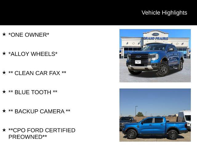 Certified 2024 Ford Ranger XLT w/ Equipment Group 301A High image 4