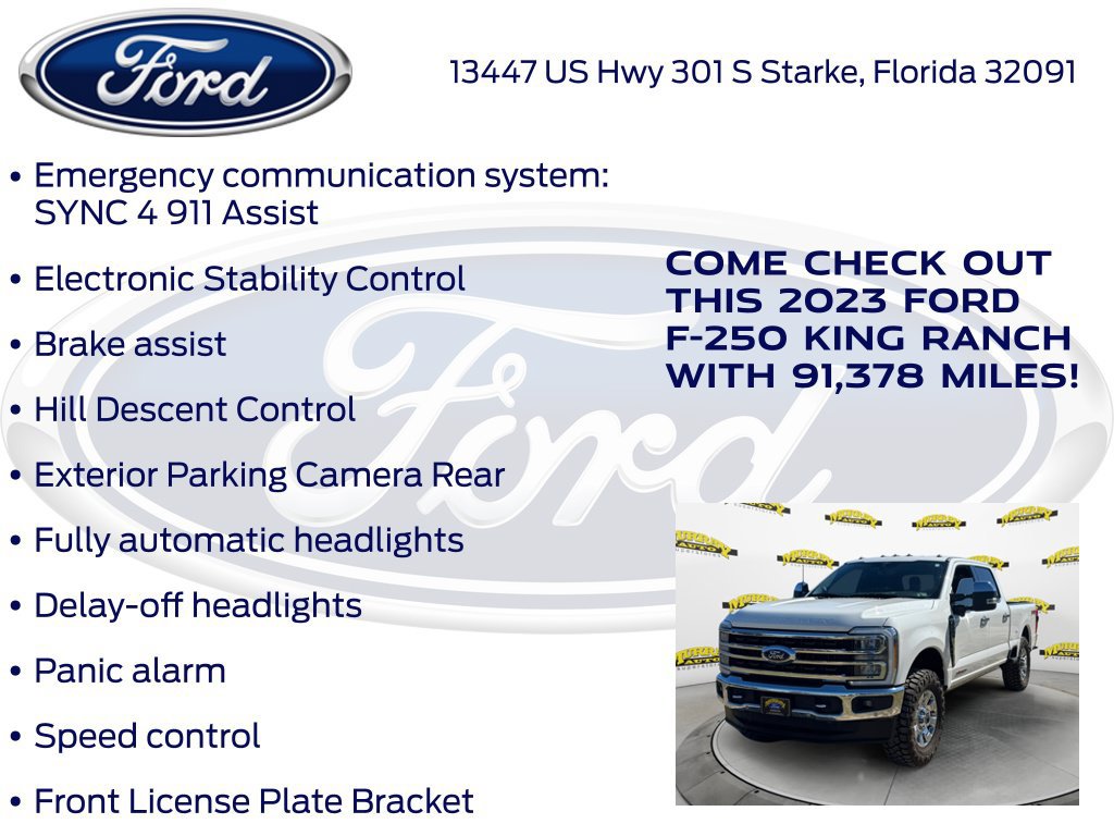 Certified 2023 Ford F250 King Ranch w/ Chrome Package AWD/4WD image 32