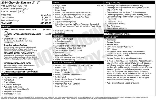 Used 2024 Chevrolet Equinox LT AWD/4WD image 5
