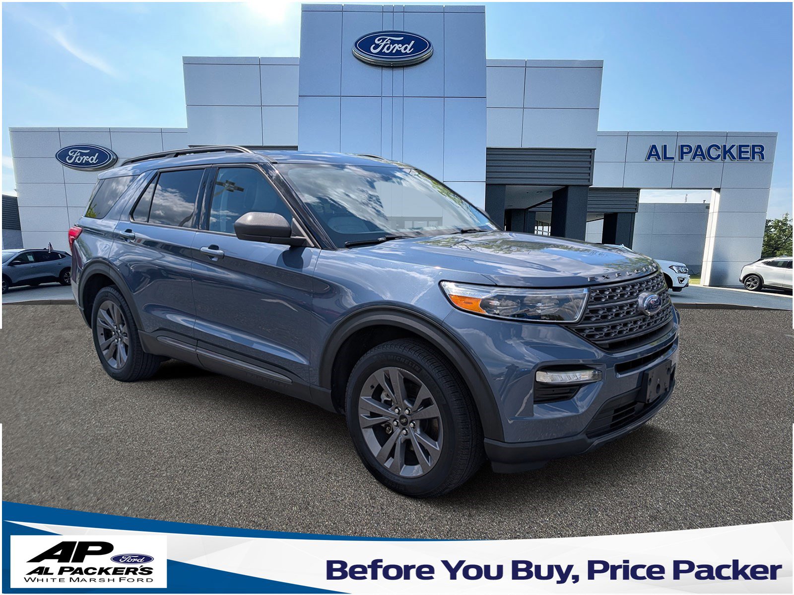 Certified 2021 Ford Explorer XLT w/ Equipment Group 202A AWD/4WD image 1