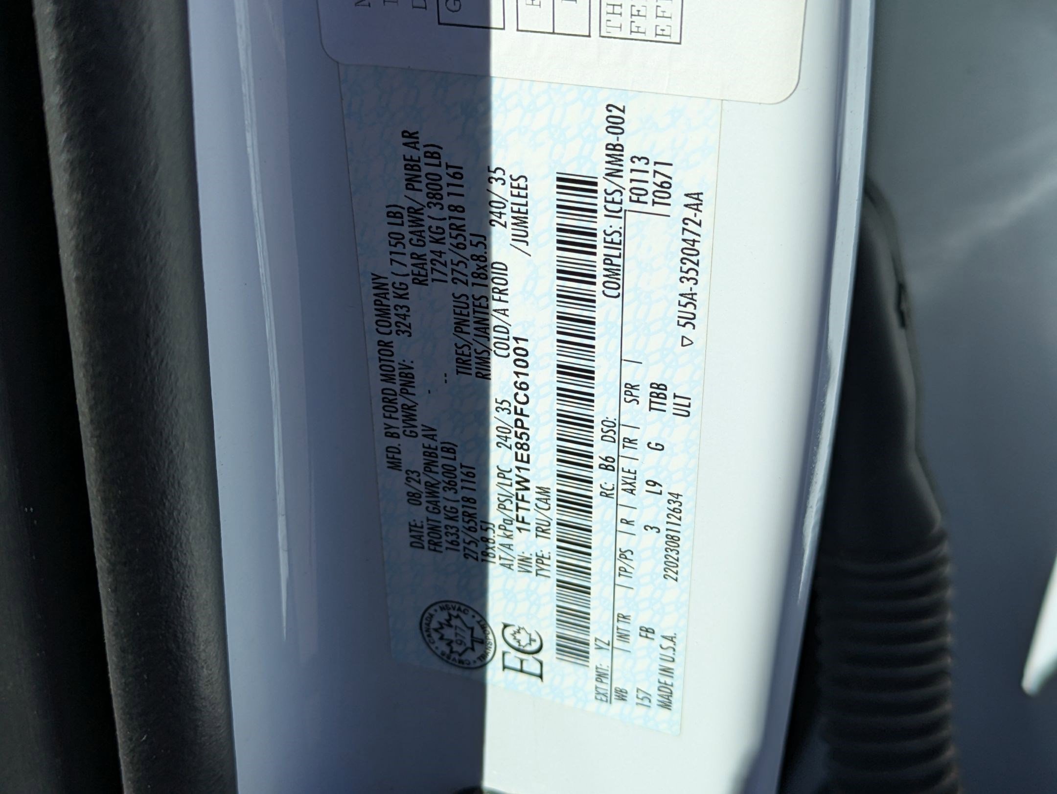 Certified 2023 Ford F150 XLT w/ Equipment Group 302A High image 37