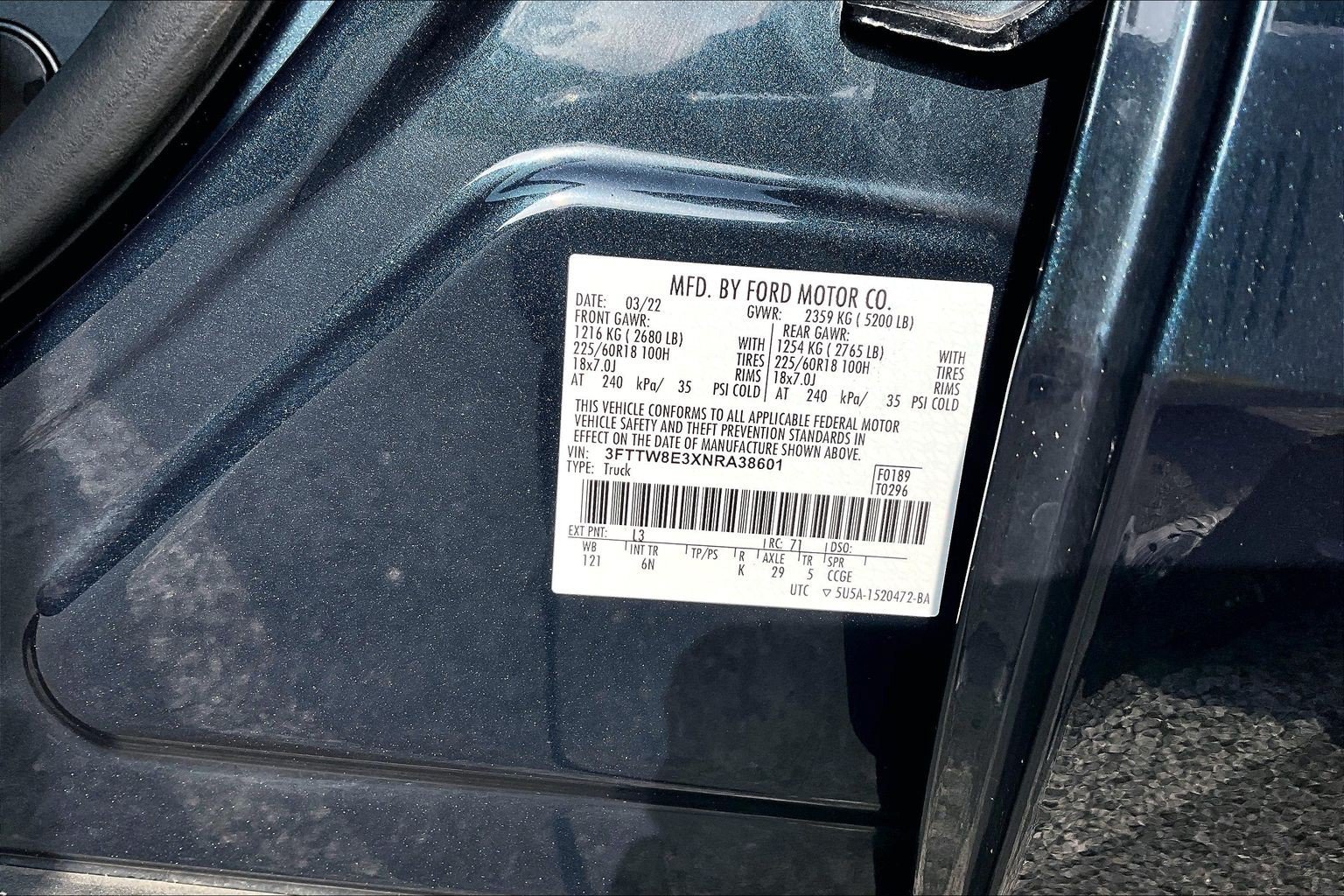 Certified 2022 Ford Maverick Lariat FWD image 20