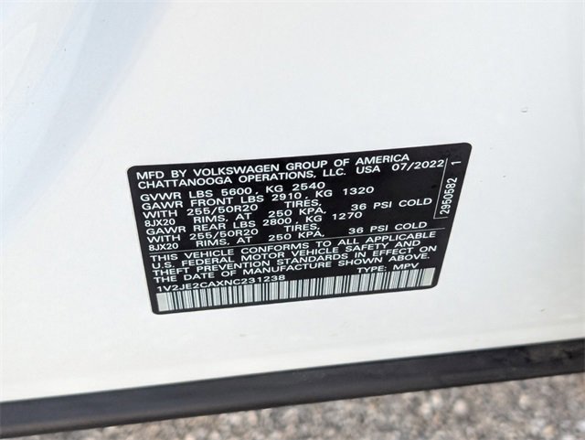 Used 2022 Volkswagen Atlas Cross Sport SE image 15