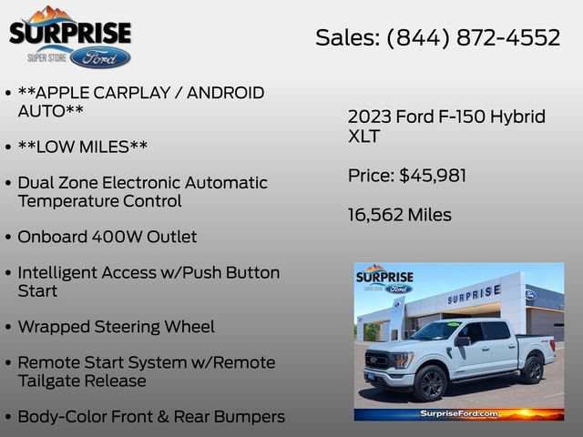 Certified 2023 Ford F150 XLT w/ Equipment Group 302A High AWD/4WD image 38
