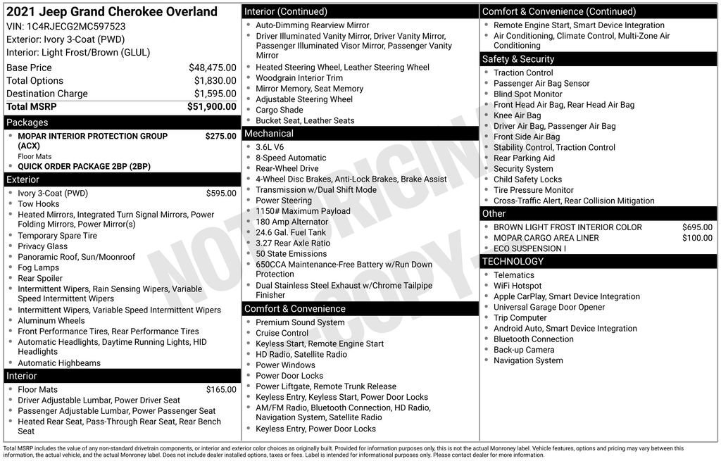 Used 2021 Jeep Grand Cherokee Overland image 10