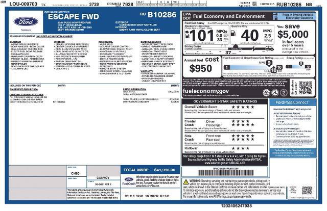 Certified 2024 Ford Escape SE FWD image 28