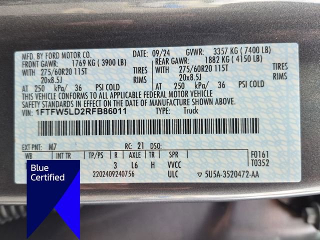 Certified 2024 Ford F150 Lariat w/ Bed Utility Package AWD/4WD image 39