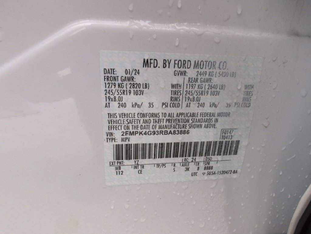 Certified 2024 Ford Edge SE w/ Black Appearance Package AWD/4WD image 41