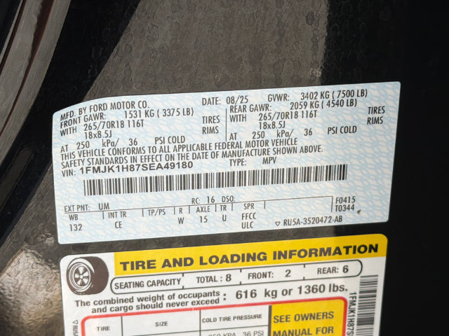 Certified 2025 Ford Expedition Max Active RWD image 38
