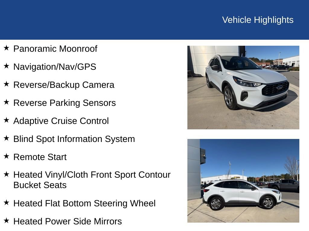 Certified 2025 Ford Escape ST-Line w/ Equipment Group 301A image 29