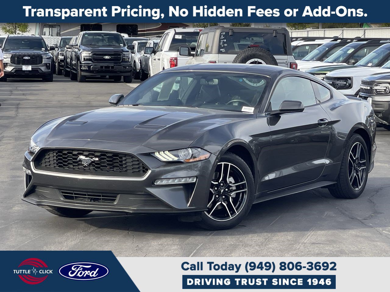 Certified 2018 Ford Mustang EcoBoost w/ Equipment Group 101A image 1