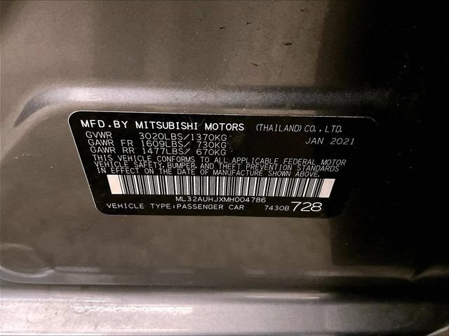 Used 2021 Mitsubishi Mirage ES FWD image 32