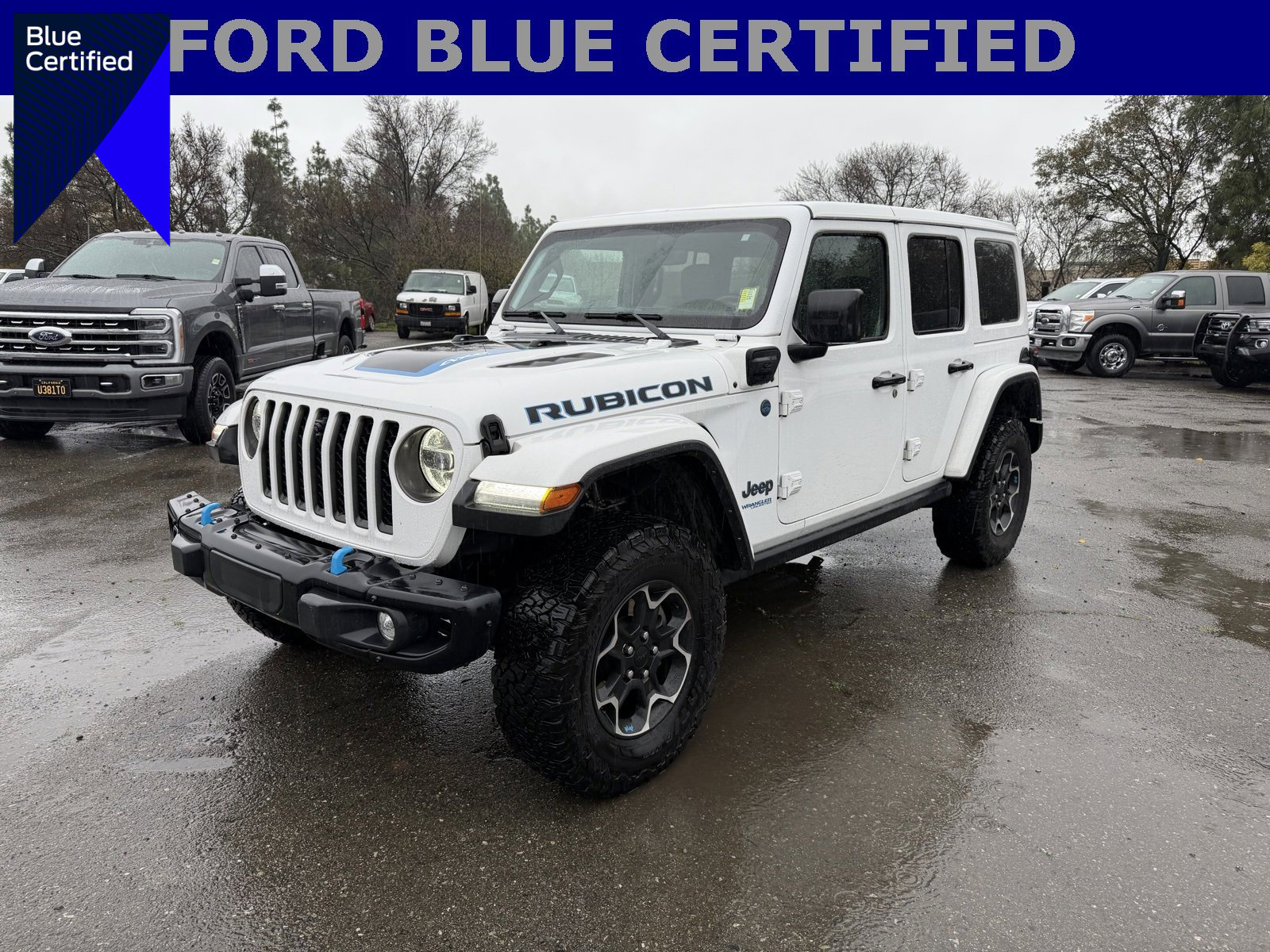 Used 2021 Jeep Wrangler Unlimited Rubicon 4xe w/ Steel Bumper Group image 1