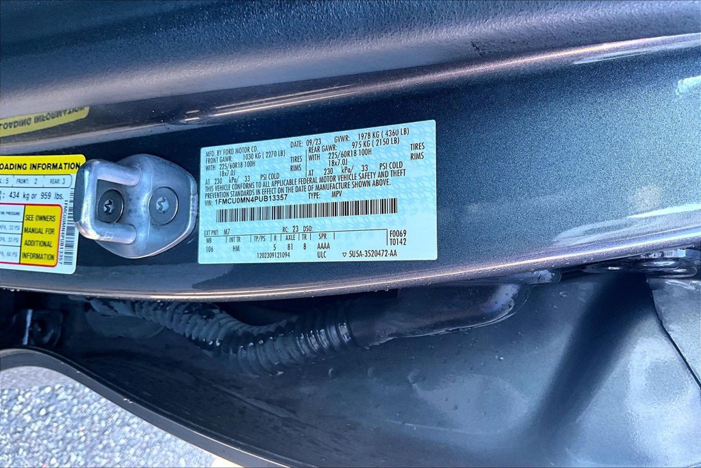 Certified 2023 Ford Escape ST-Line w/ Tech Pack #1 FWD image 6