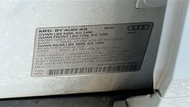 Used 2022 Audi Q5 2.0T Premium Plus AWD/4WD image 32