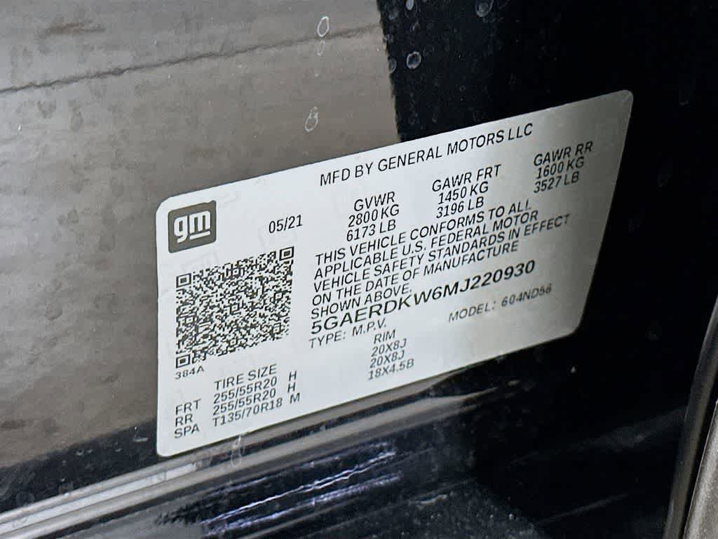 Used 2021 Buick Enclave Avenir w/ Avenir Technology Package FWD image 23