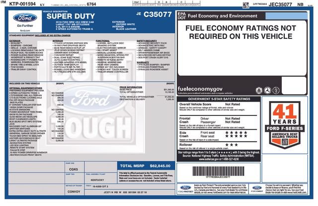 Certified 2018 Ford F250 Lariat w/ Lariat Ultimate Package AWD/4WD image 32