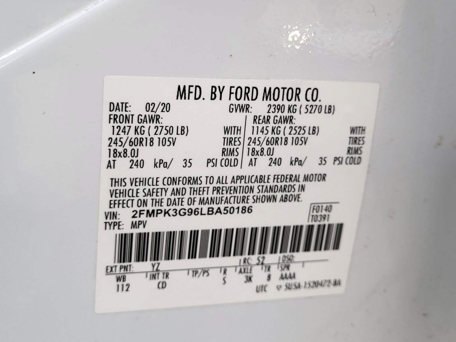 Certified 2020 Ford Edge SE image 33