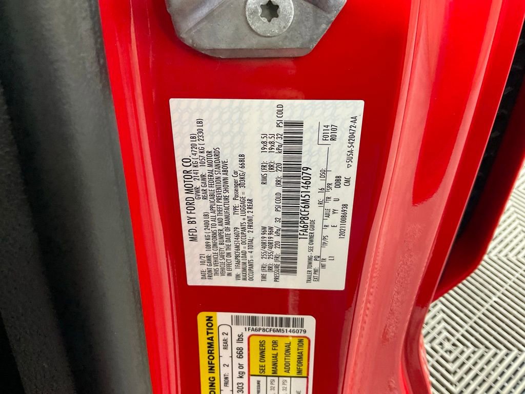 Certified 2021 Ford Mustang GT Premium w/ Equipment Group 401A RWD image 25